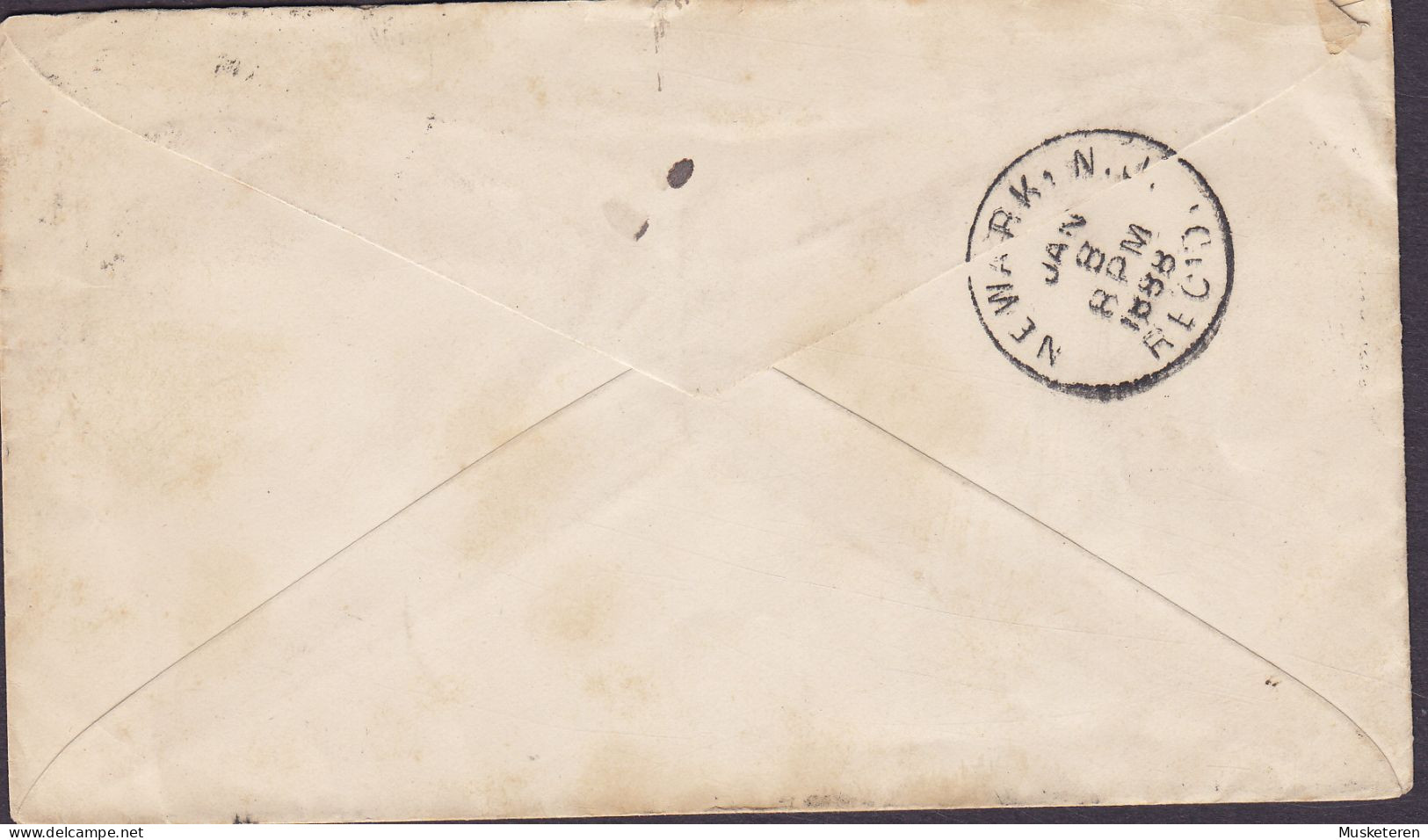 Canada ENTOMOLOGICAL SOCIETY Of Ontario LONDON Ontario 1888 Cover Lettre NEWARK USA 3c. Victoria Stamp - Lettres & Documents