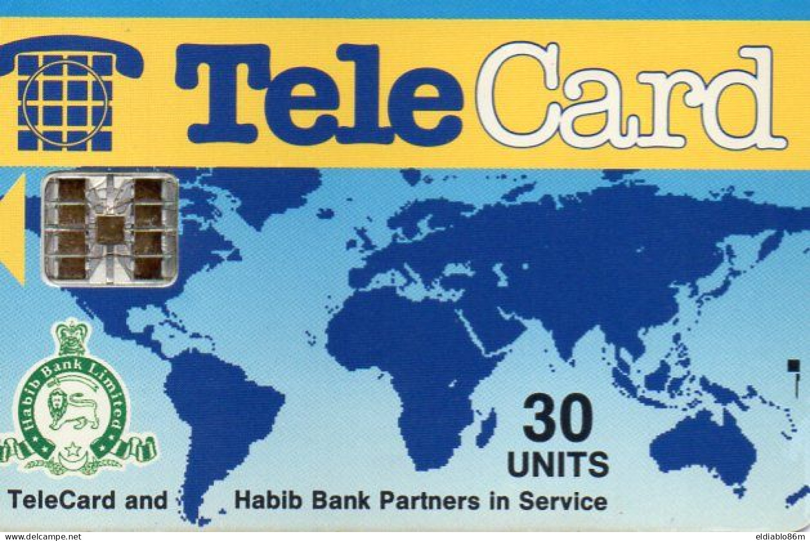 PAKISTAN - CHIP CARD - TELECARD - ADVERTISING - TRAFFIC ENGINEERING KARACHI - 30 UNITS - Pakistán