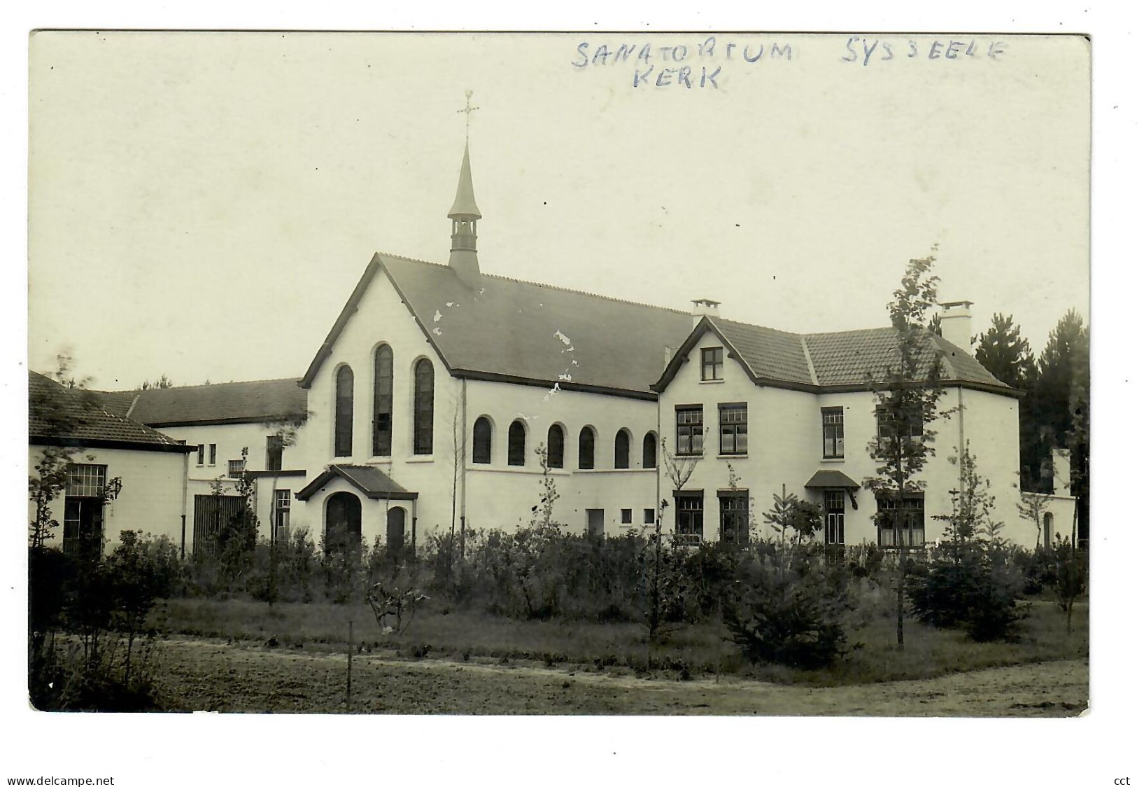 Sijsele  Damme  FOTOKAART Van De Kerk Van Het Sanatorium Elisabeth - Damme