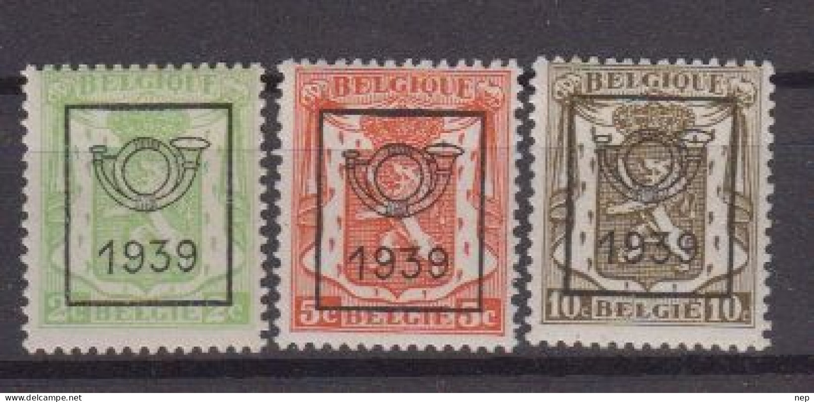 BELGIË - OBP - 1939 - PRE 417/19 (15 Type C) - MNH** - Typo Precancels 1936-51 (Small Seal Of The State)