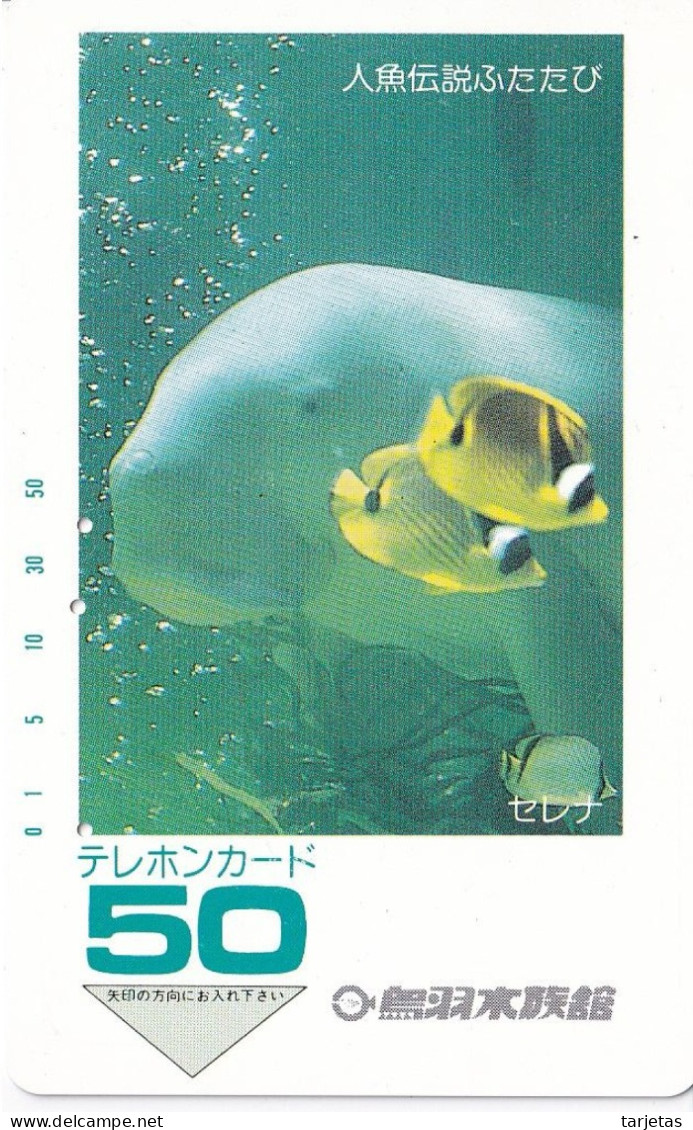 TARJETA DE JAPON DE UN MANATI  (FISH-PEZ-POISSON) - Peces