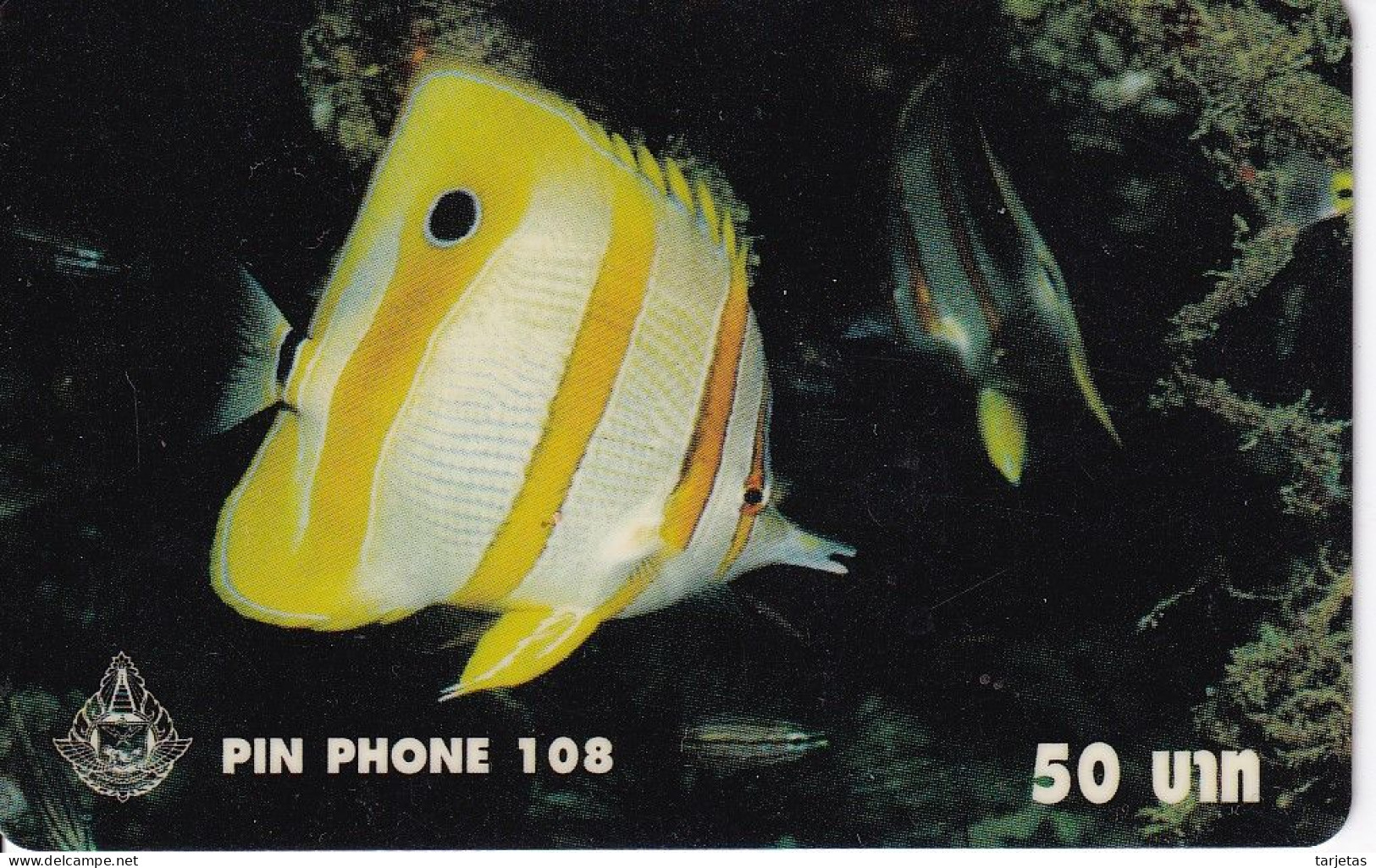 TARJETA DE TAILANDIA DE UN PEZ (FISH-PEZ-POISSON) - Vissen