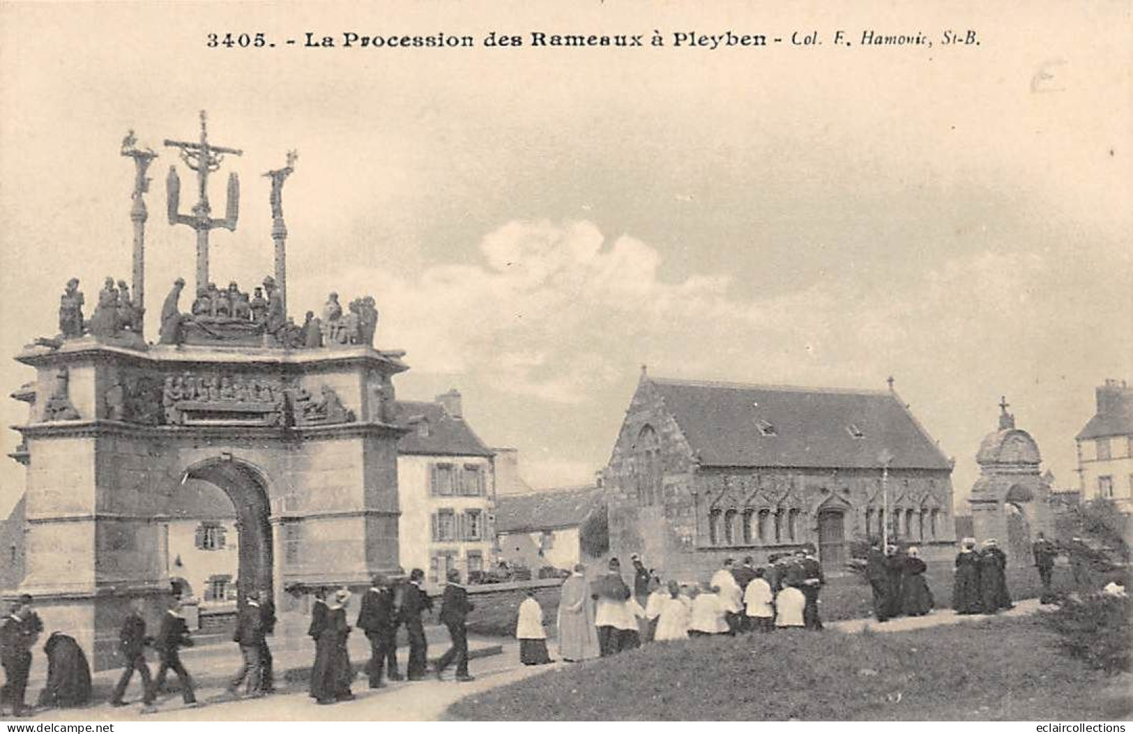 Pleyben           29        La Procession Des Rameaux            (voir Scan) - Pleyben