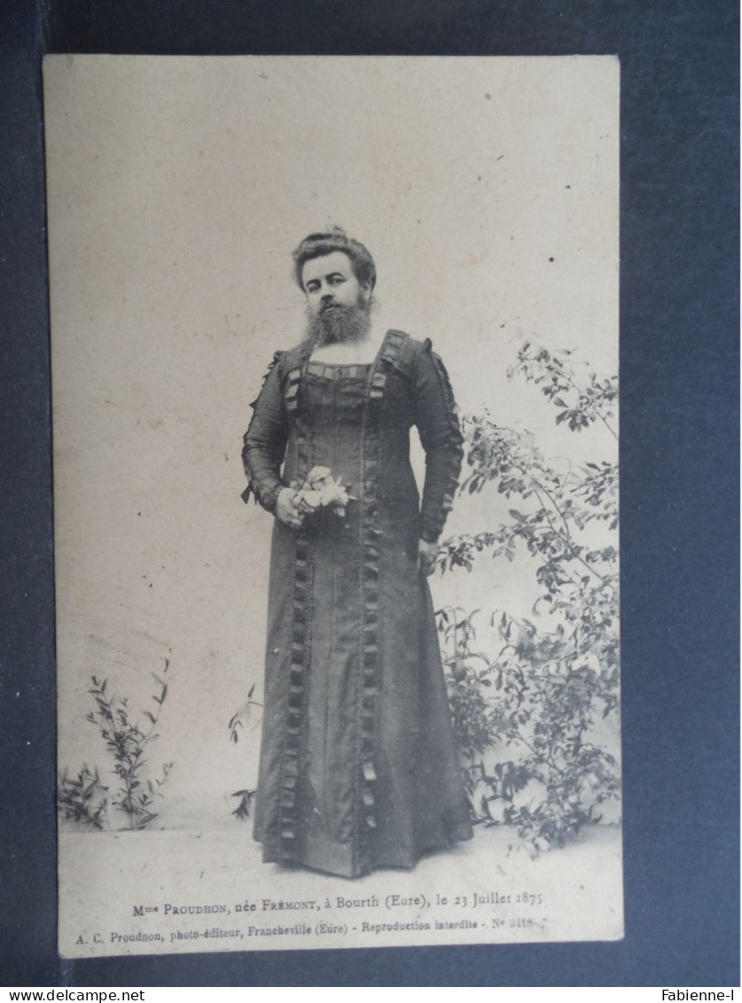 CPA - Bourth - Mme Proudhon, Née Frémont, à Bourth, Le 23 Juillet 1875 - Bourgtheroulde