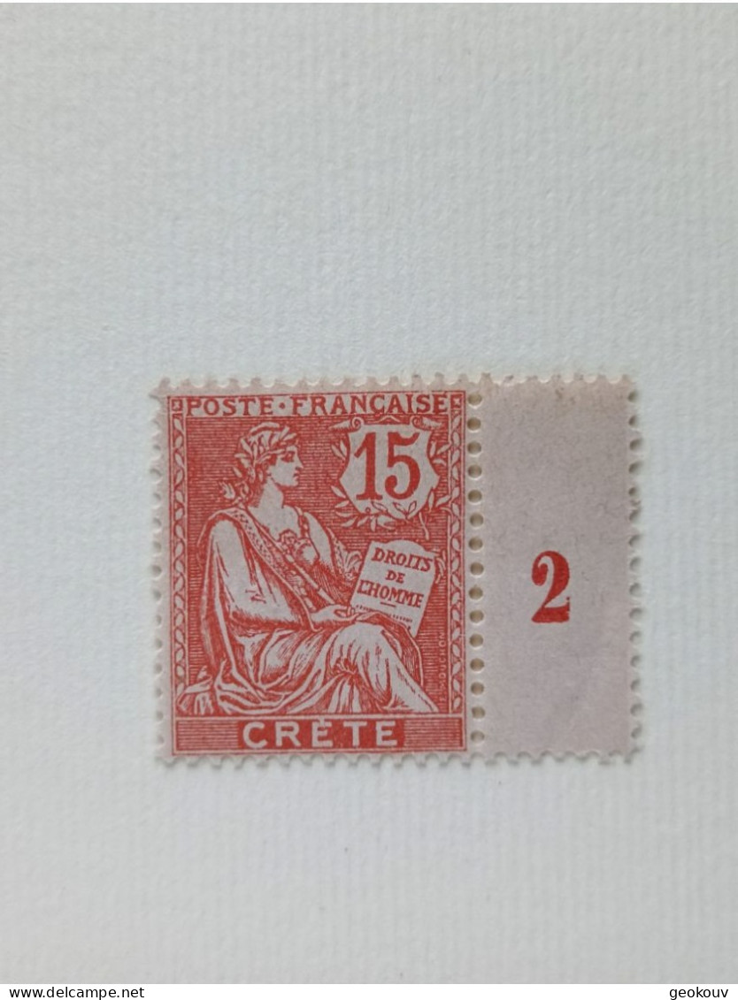 FRENCH P.O. IN CRETE (LA CANEE) 1902 MH* - Used Stamps