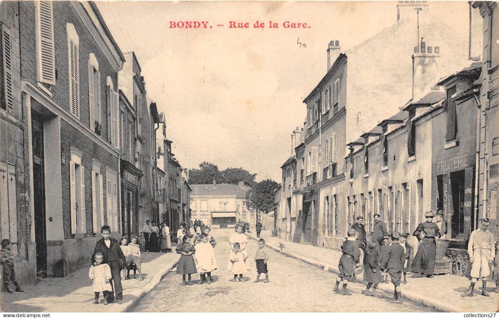 93-BONDY-RUE DE LA GARE - Bondy