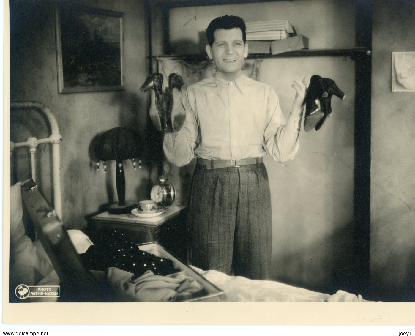 Photo Originale Du Tournage Du Film Toto De Jacques Tourneur En 1933,avec Albert Préjean Renée St Cyr,Robert Goupil - Célébrités