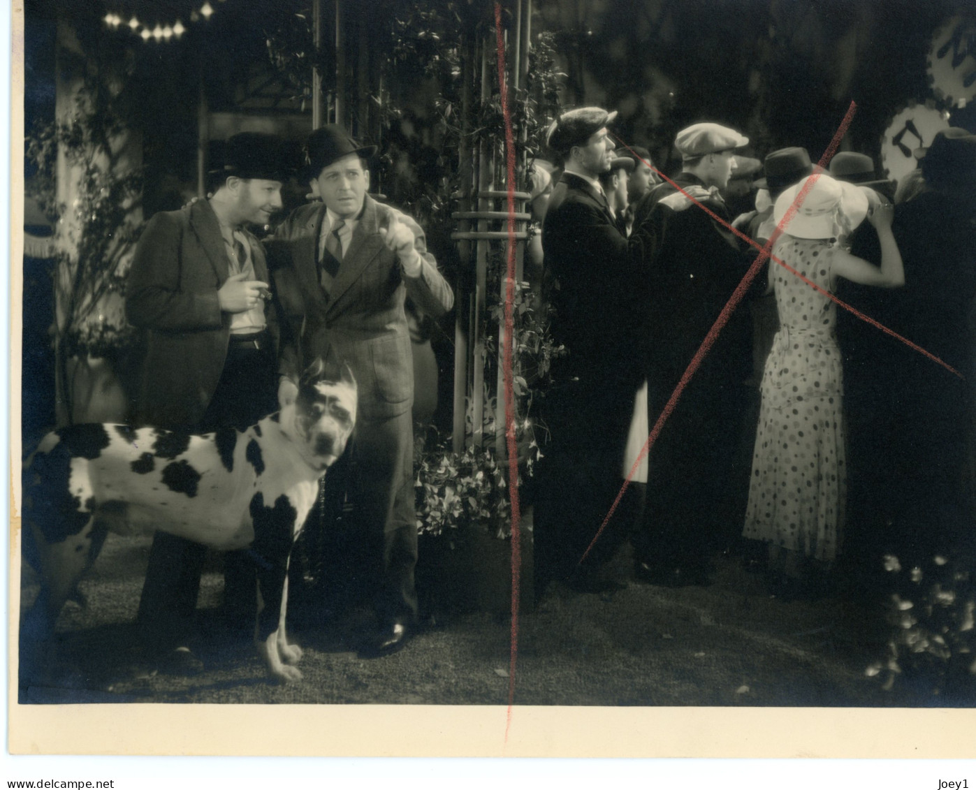 Photo Originale Du Tournage Du Film Toto De Jacques Tourneur En 1933,avec Albert Préjean Renée St Cyr,Robert Goupil - Famous People