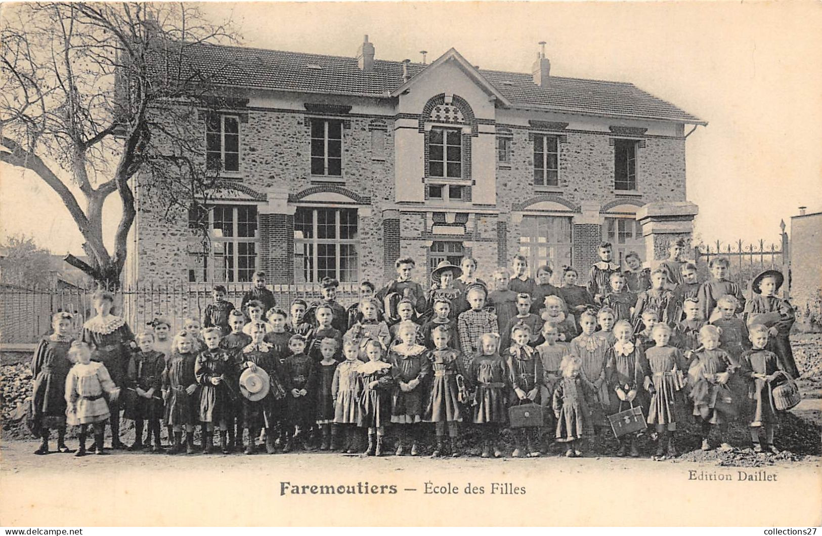 77-FAREMOUTIERS- ECOLES DES FILLES - Faremoutiers