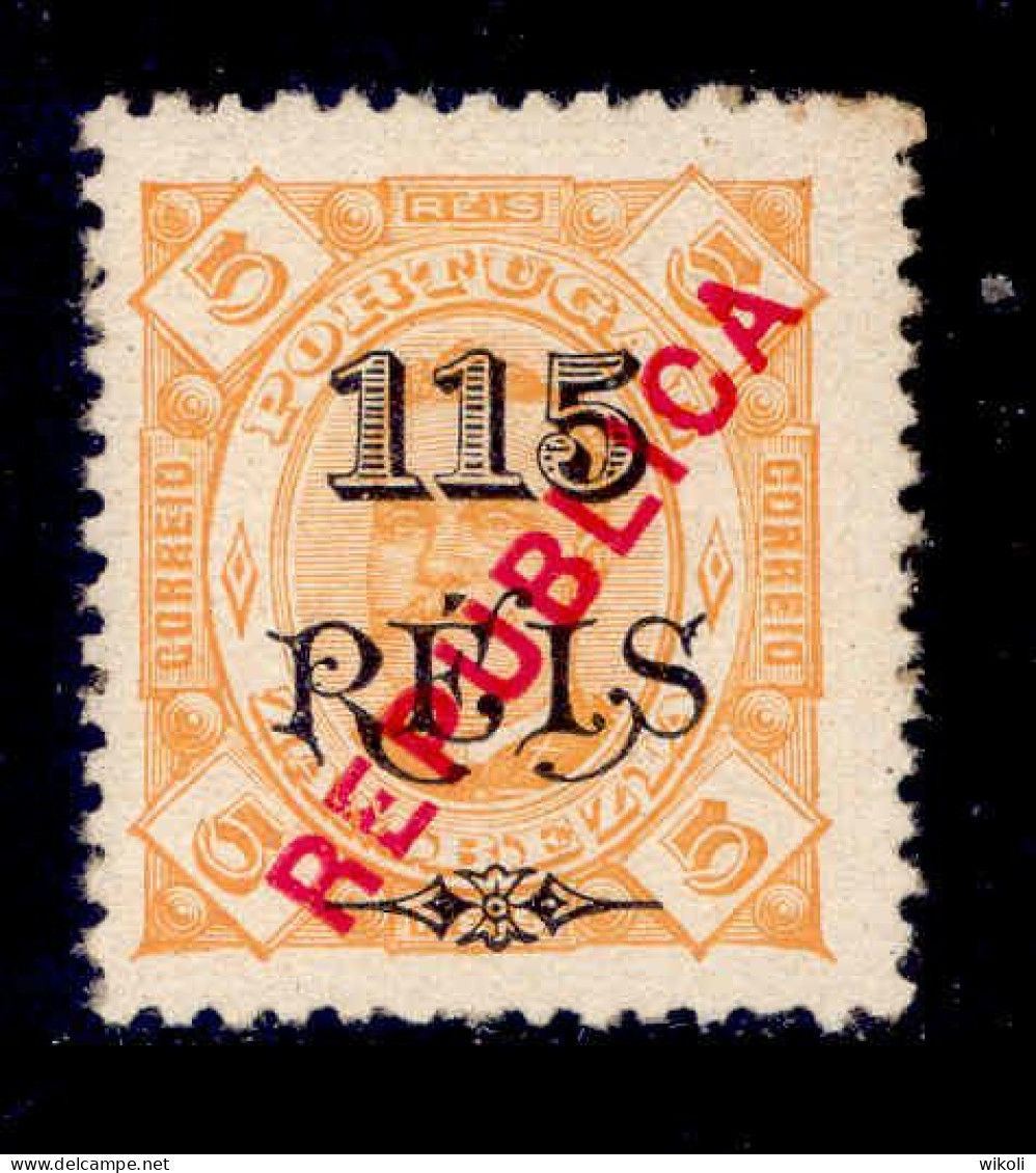 ! ! Zambezia - 1914 King Carlos OVP 115 R Local Republica - Af. 70 - MNH - Zambezia