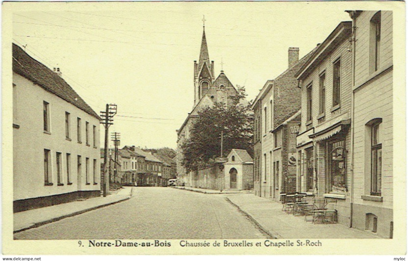 Notre Dame Au Bois. Chaussée De Bruxelles Et Chapelle St. Roch. - Overijse