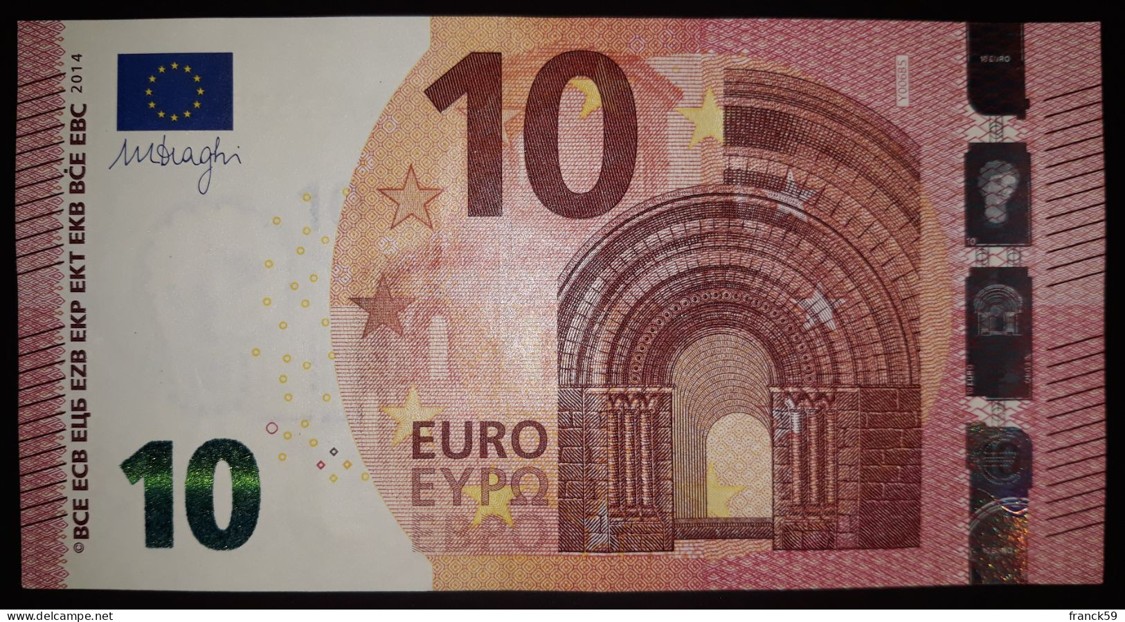 10 Euro Grèce "YA" 2014 Draghi Y006B5 Circulé Mais TTB / Used But Perfect - 10 Euro