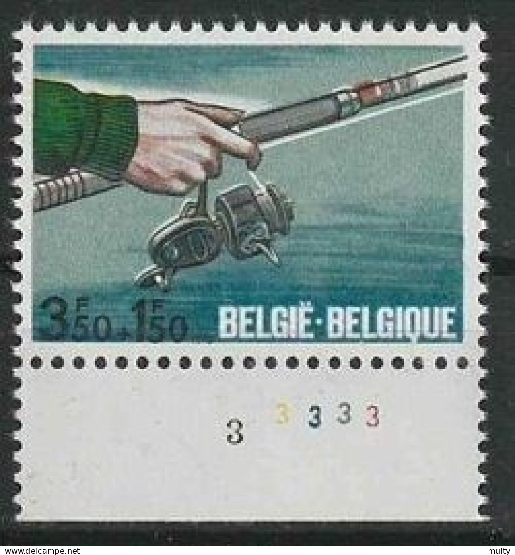 Belgie OCB 1547 ** MNH Met Plaatnummer 3 - 1961-1970