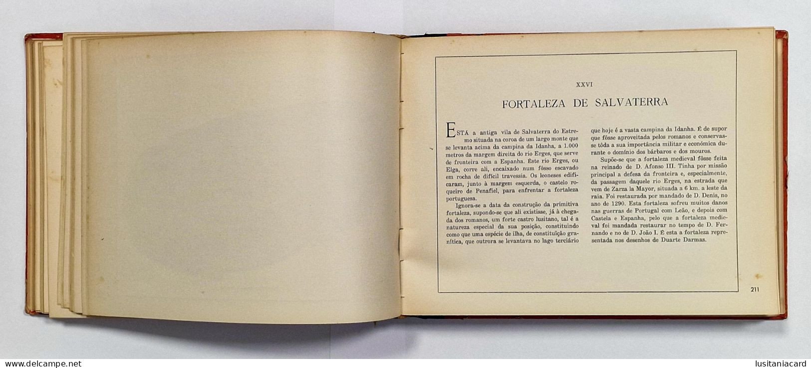 Livro Das Fortalezas. ( RARO)(Autores: Duarte Darmas E João De Almeida /Ed.  Editorial Império Lda. - 1943) - Livres Anciens