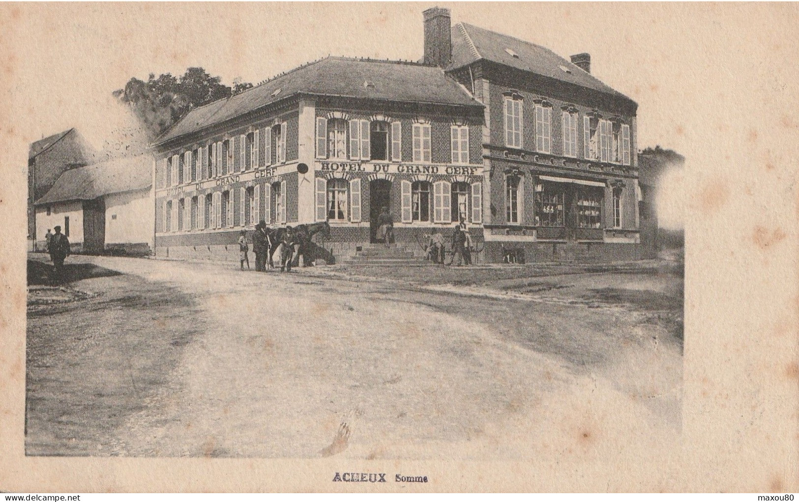 ACHEUX -  HOTEL DU GRAND CERF - Acheux En Amienois
