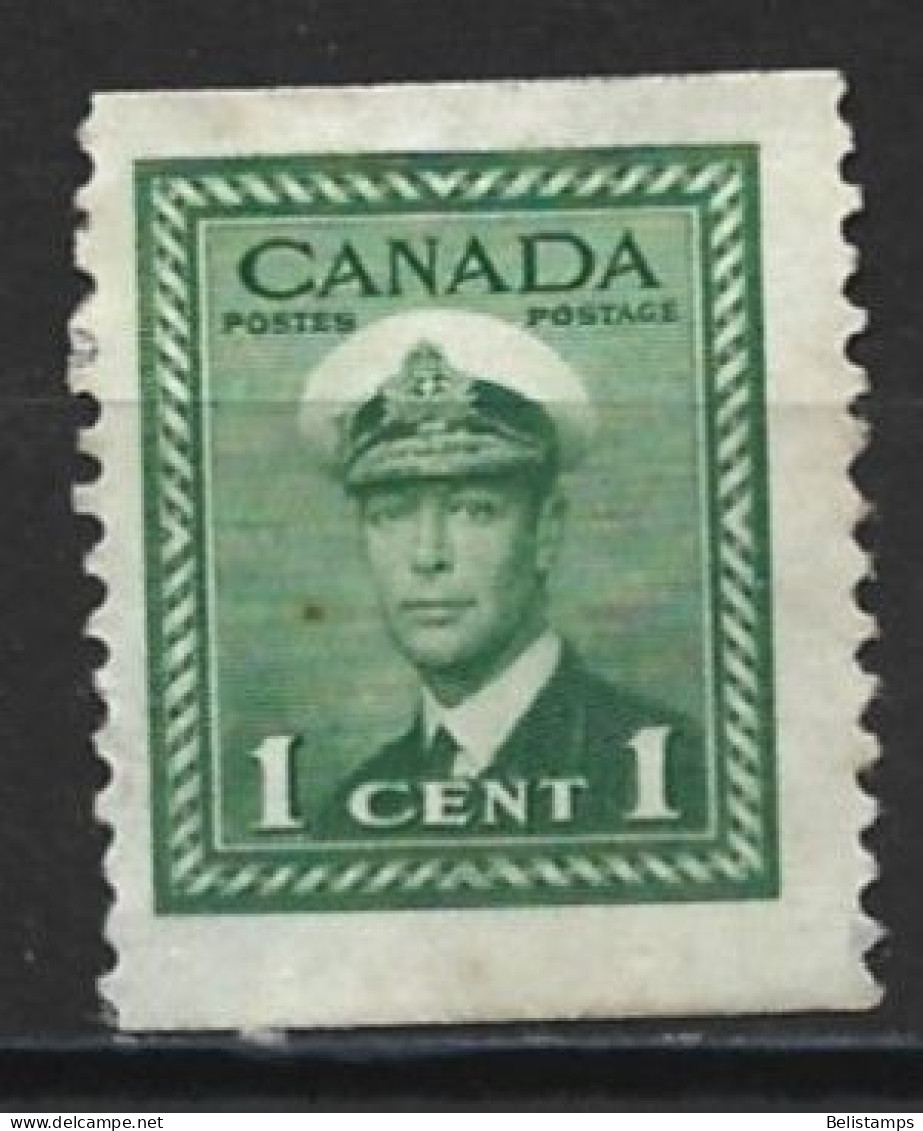 Canada 1948. Scott #278 (U) King George VI - Roulettes