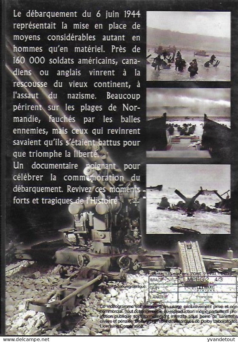 DVD - Le Débarquement En Normandie. D-Day: 6 Juin 1944. Archives Inédites De L'U.S. ARMY - Storia