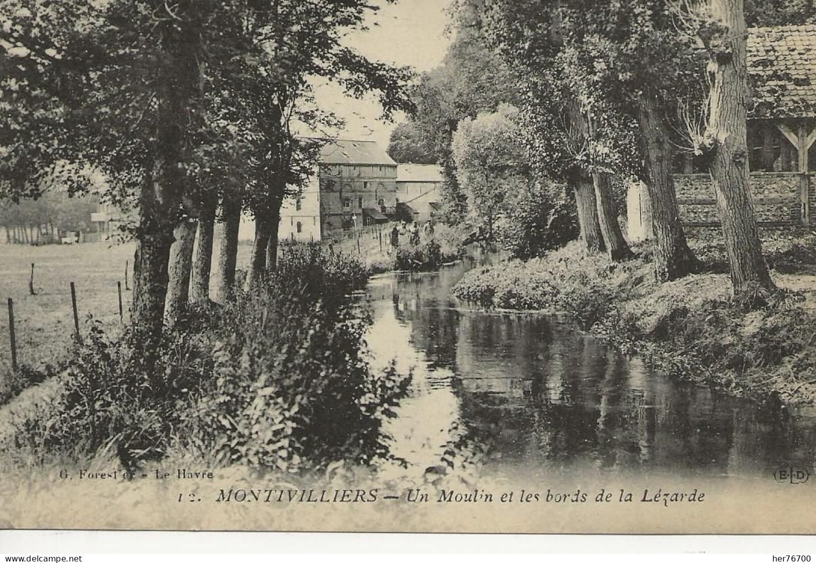 MONTIVILLIERS  Moulin Sur Les Bords De La Lézarde - Montivilliers