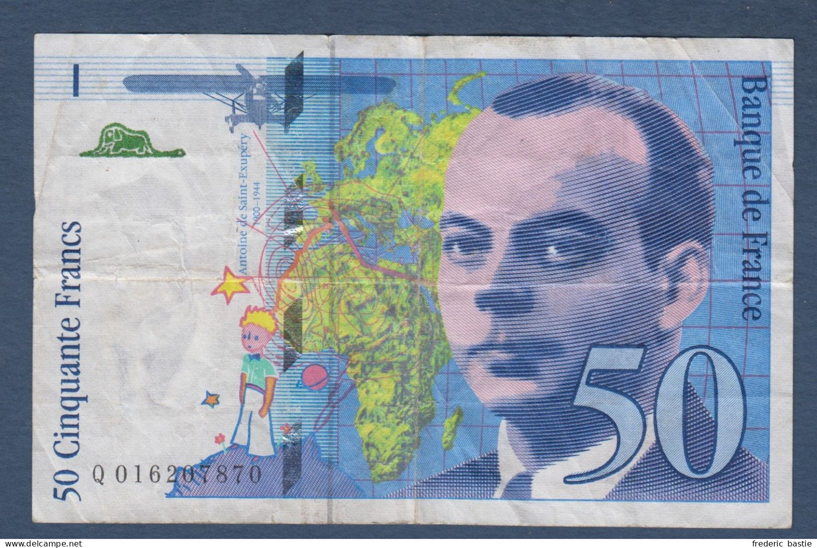 France  - 50 Francs  St Exupéry  De 1994 - 50 F 1992-1999 ''St Exupéry''