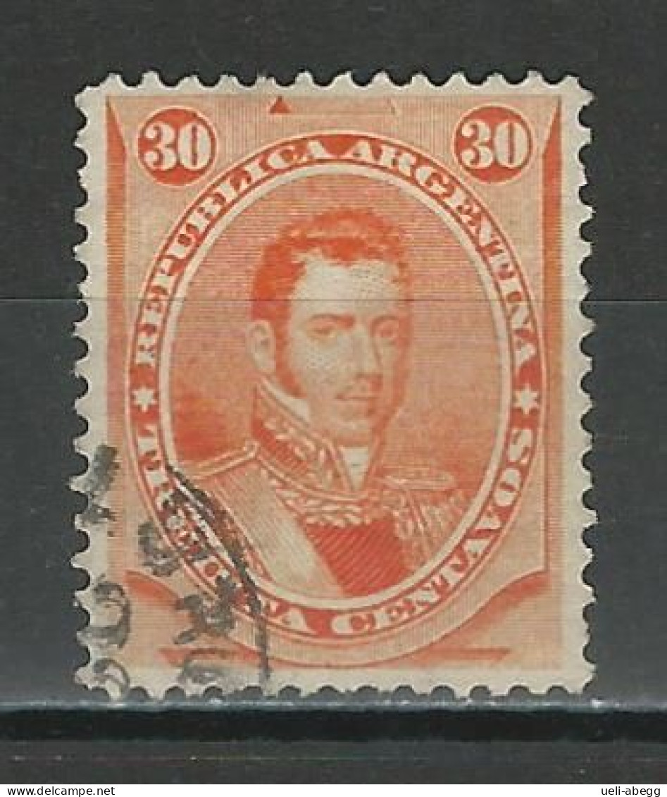 Argentina Mi 23, Sc 24  O Used - Used Stamps