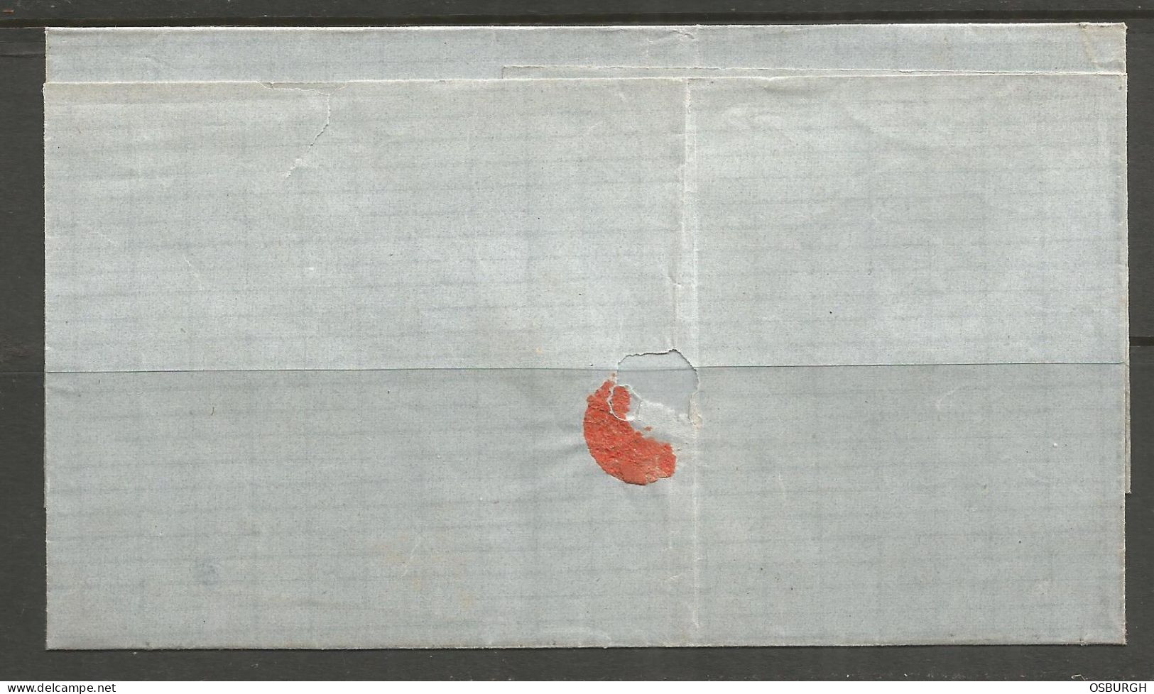 SPAIN. 1874. FOLDED ENVELOPE. PALAMOS GERONA TO MADRID. - Covers & Documents