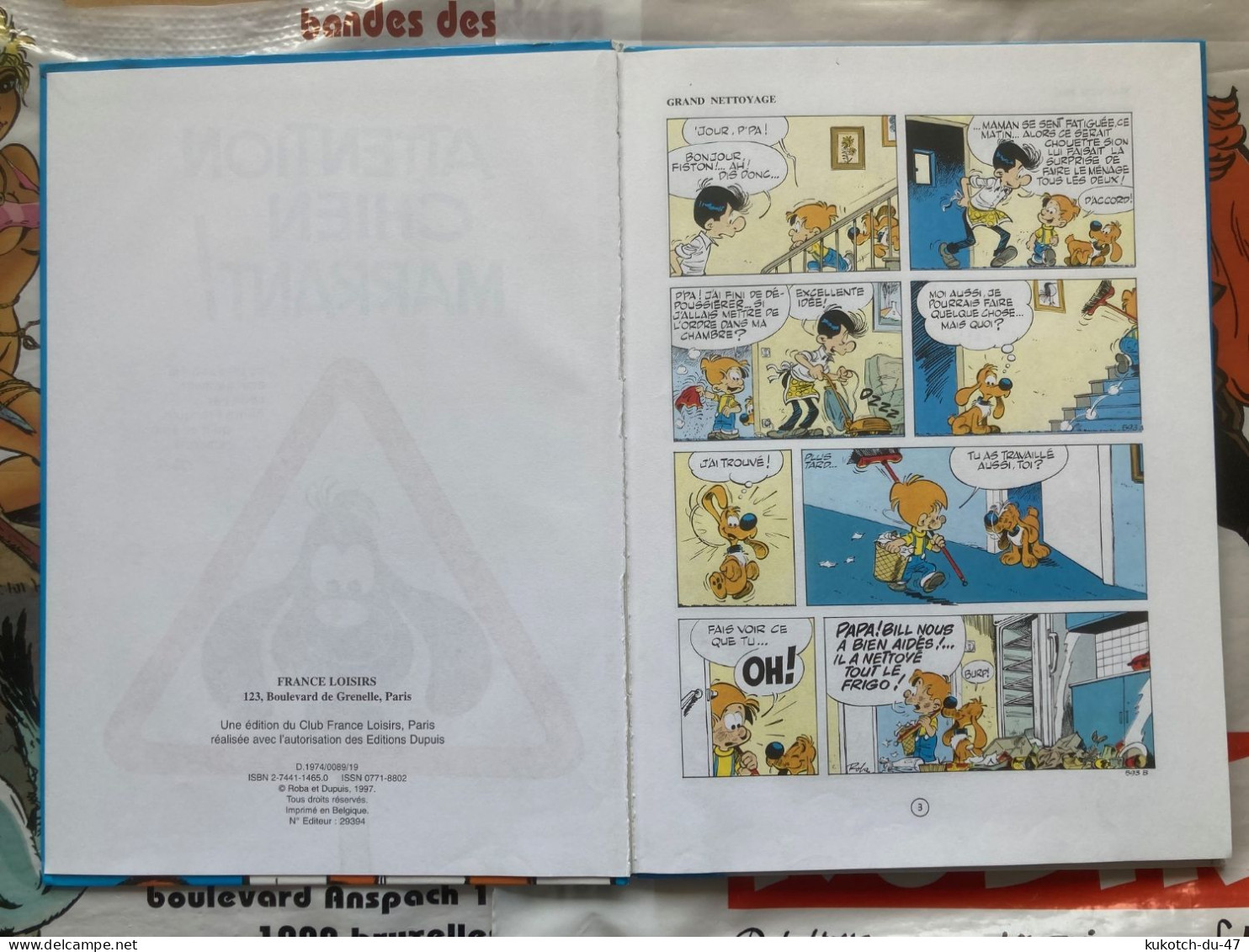 BD Boule Et Bill Globe-trotters - Tome 10 - Roba (1997) - Boule Et Bill