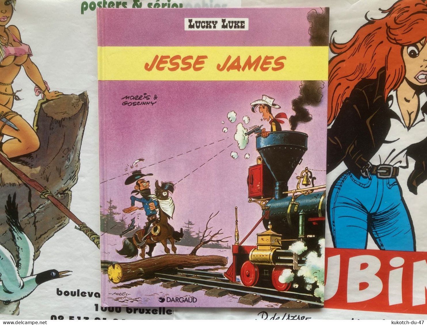 BD Lucky Luke - Jesse James - Morris (1991) - Lucky Luke