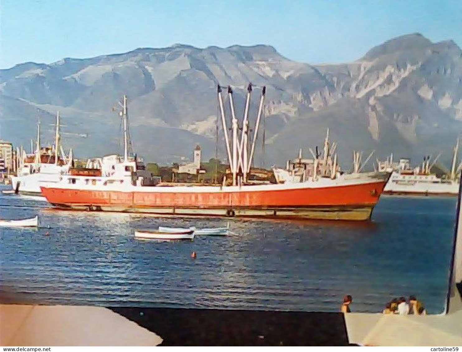 MARINA DI NAVE SHIP CARGO CALA FIGUERA   VB1975 JH10409 - Carrara