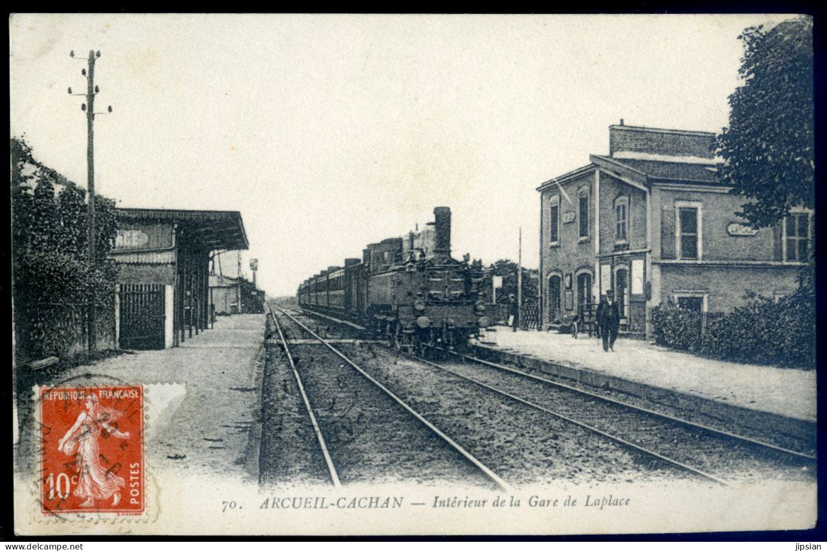 Cpa Du 94 Arcueil Cachan Intérieur De La Gare De Laplace LANR55 - Cachan