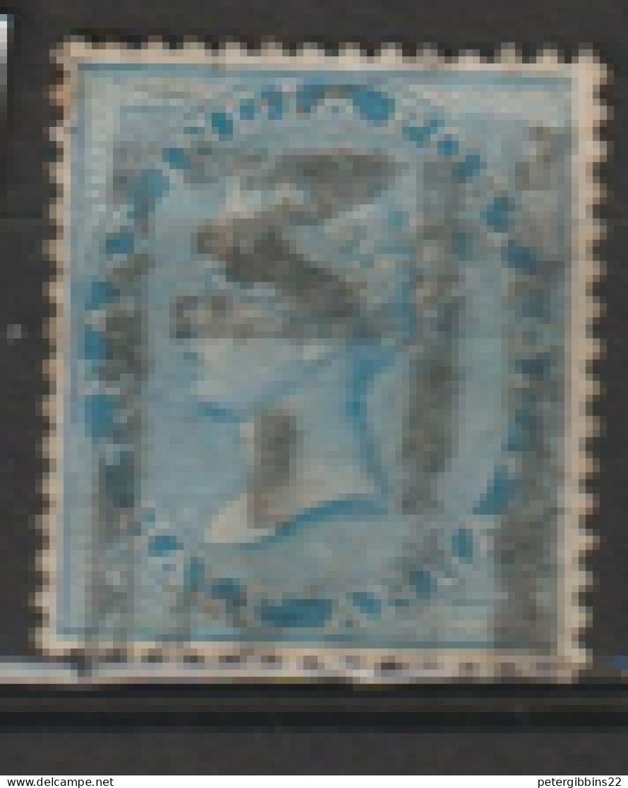 India  1865  SG  55  1/2a   Deep Blue Die 11 Fine Used - 1858-79 Kronenkolonie