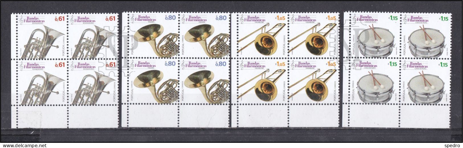 Portugal 2023  Instrumentos Musicais Das Bandas Filarmónica Música Music Musique Musical Instruments French Horn - Ganze Bögen