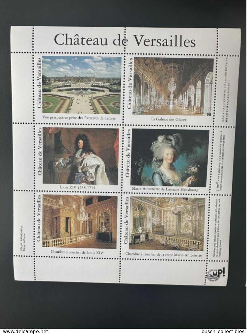 France - Vignette Cinderella ITVF Stamp! Château De Versailles Schloss Castle Louis XIV Galerie Glaces Marie-Antoinette - Autres & Non Classés