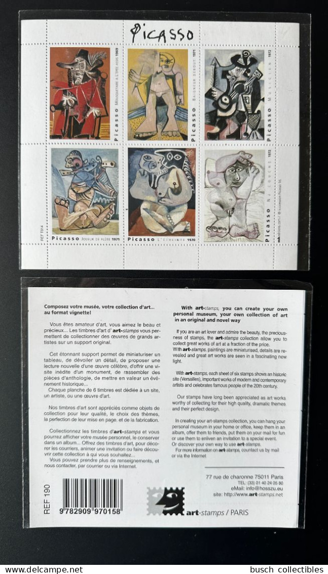 France - Vignette Cinderella ITVF Art-stamps Michel Hosszu Pablo Picasso Art Kunst Tableau - Other & Unclassified