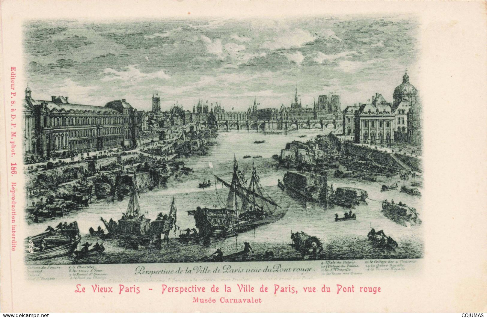 MUSEES - S13283 - Carnavalet - Perspective De La Ville De Paris - Vue Du Pont Rouge - Le Vieux Paris - L1 - Musées