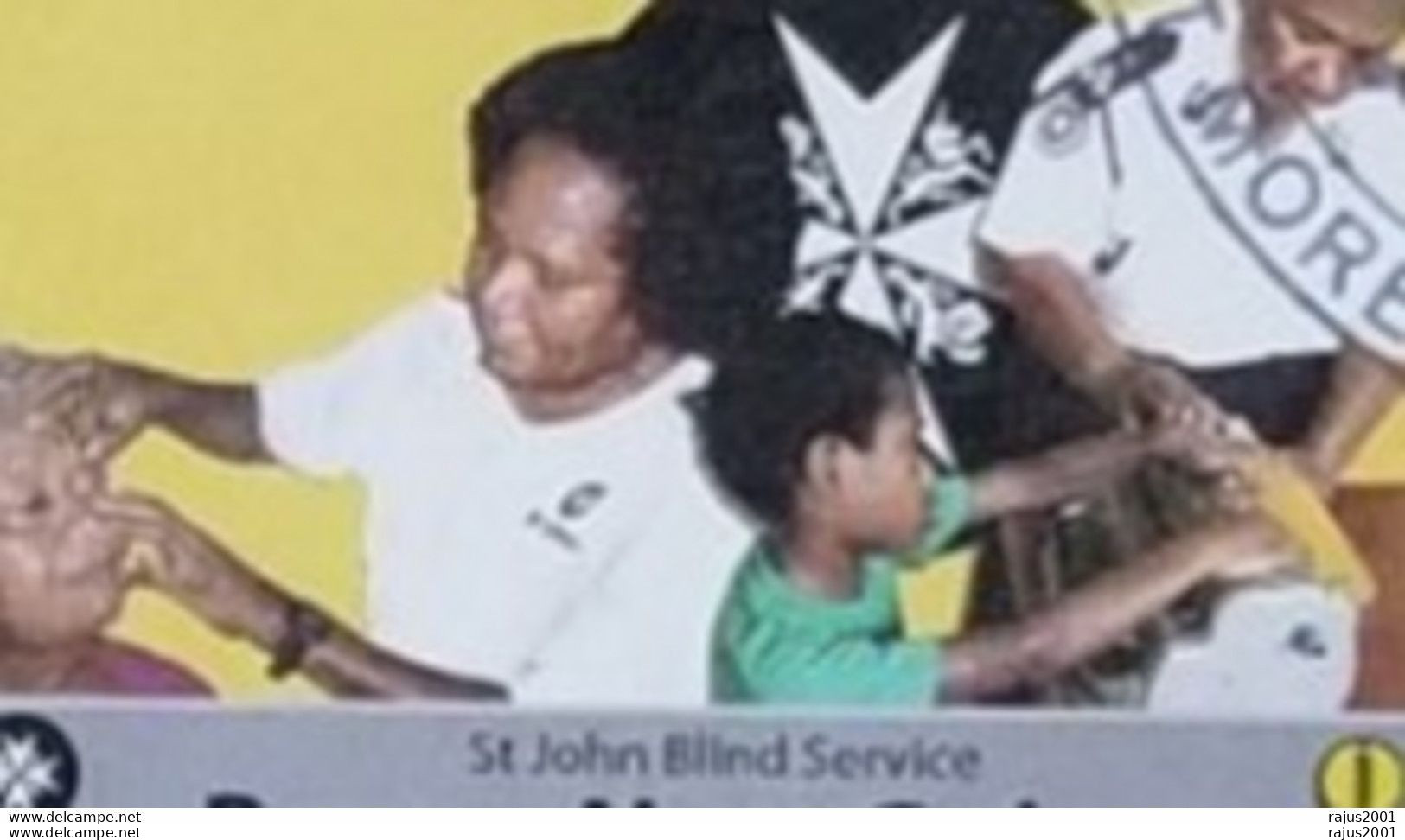 St. John Ambulance Service, Blind, Blood Donation, Heath, Transport, First Aid, Medicine, Medical, Papua New Guinea FDC - First Aid