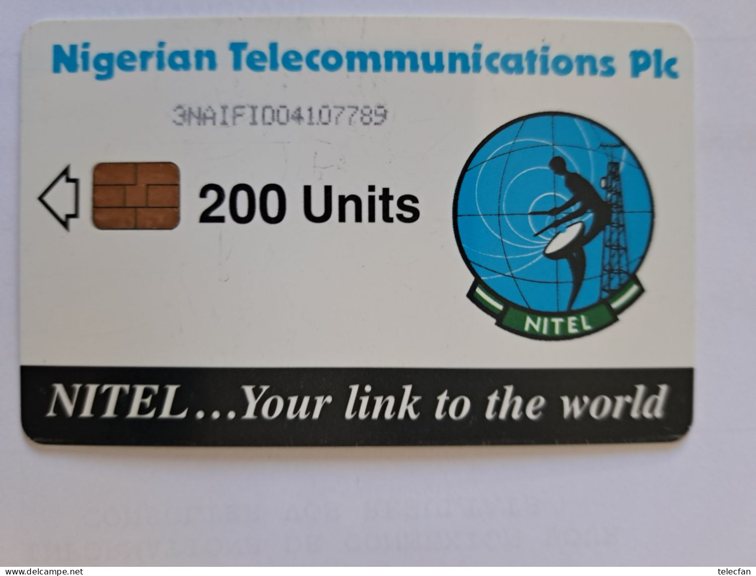 NIGERIA CHIP CARD NITEL PARABOLE 200U UT - Nigeria