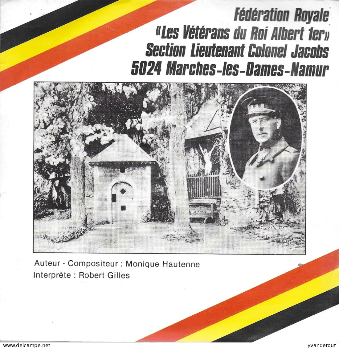 45t. Les Vétérans Du Roi Albert 1er. Marches-les-Dmes . Namur - Autres & Non Classés