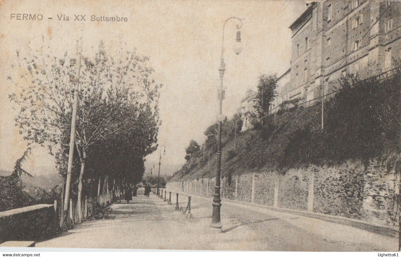 Fermo - Via XX Settembre Viaggiata 1917 - Fermo