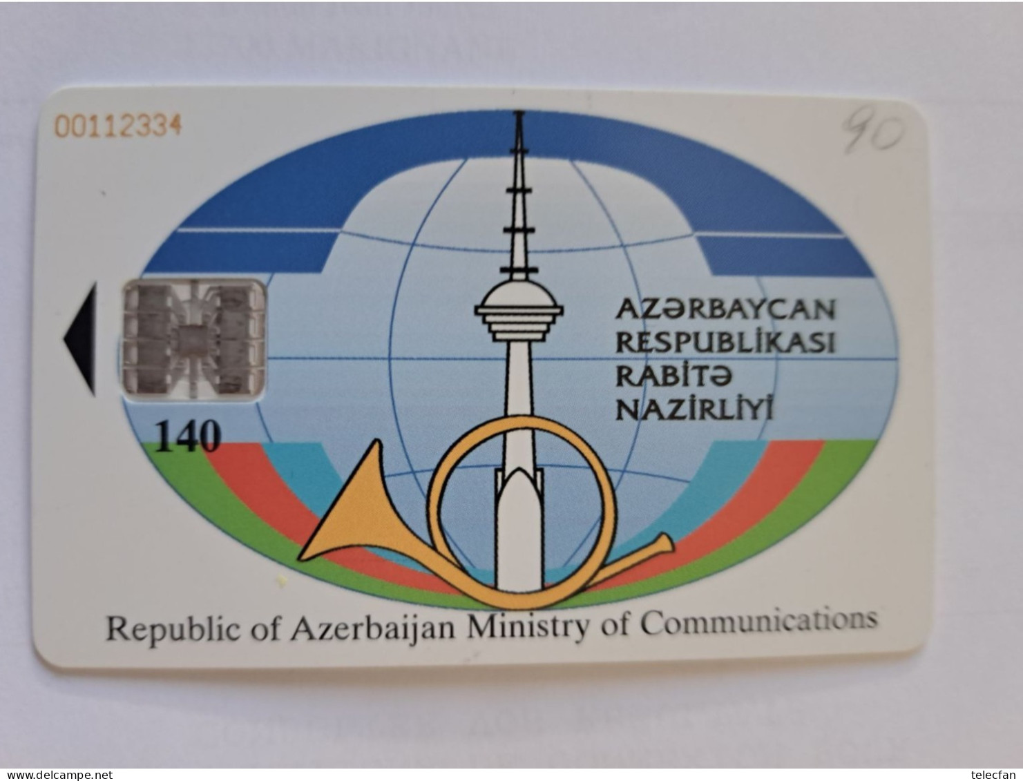 AZERBAIDJAN CHIP CARD GSM 140U UT - Azerbeidzjan