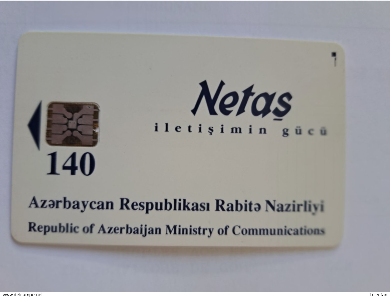 AZERBAIDJAN CHIP CARD NETAS ALLO BAKI 140U UT - Azerbaïjan