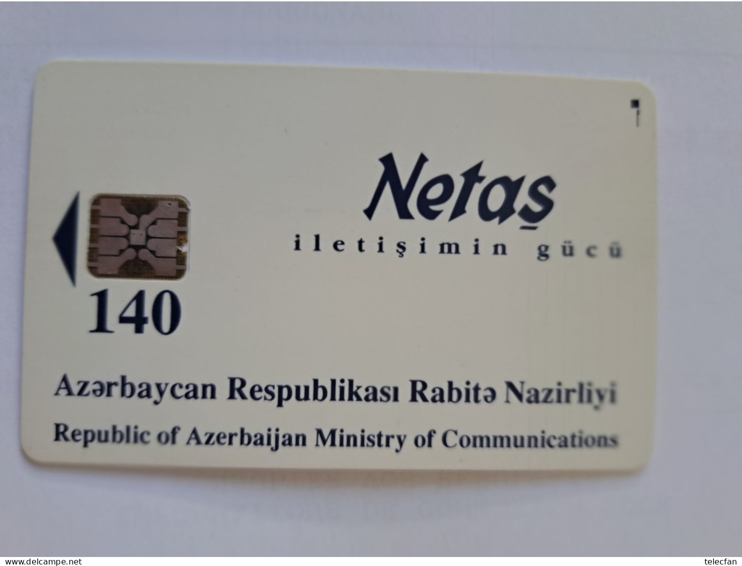 AZERBAIDJAN CHIP CARD NETAS ALLO BAKI 140U UT - Azerbaiyan