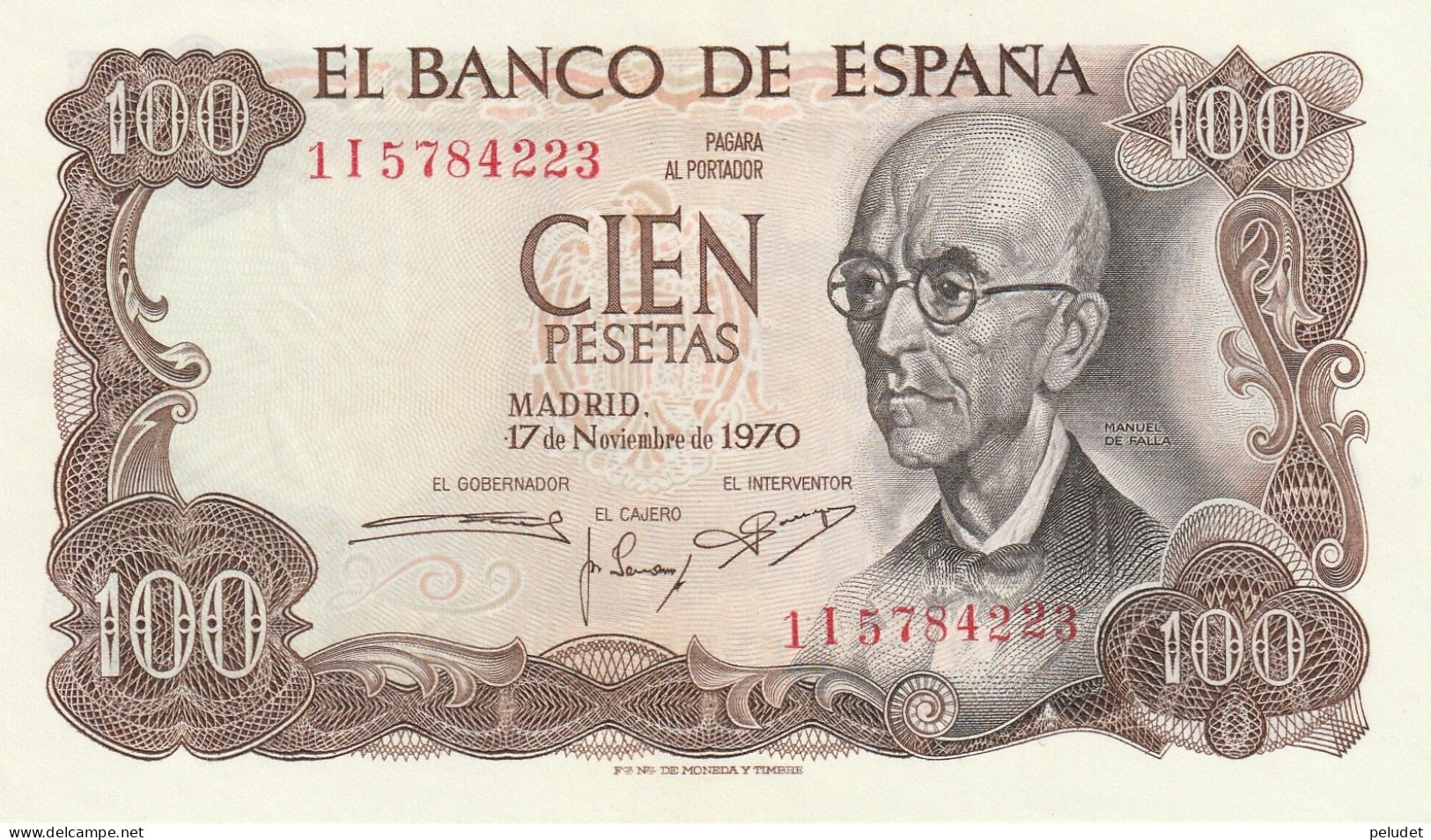 Spain Espagne España 100 Pesetas 1970 - 100 Peseten
