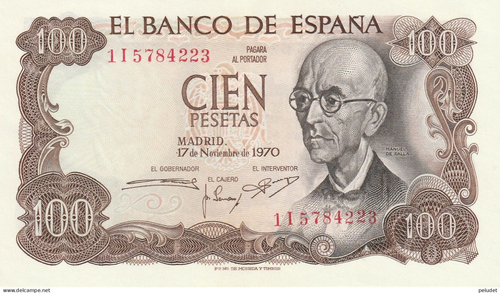 Spain Espagne España 100 Pesetas 1970 - 100 Pesetas