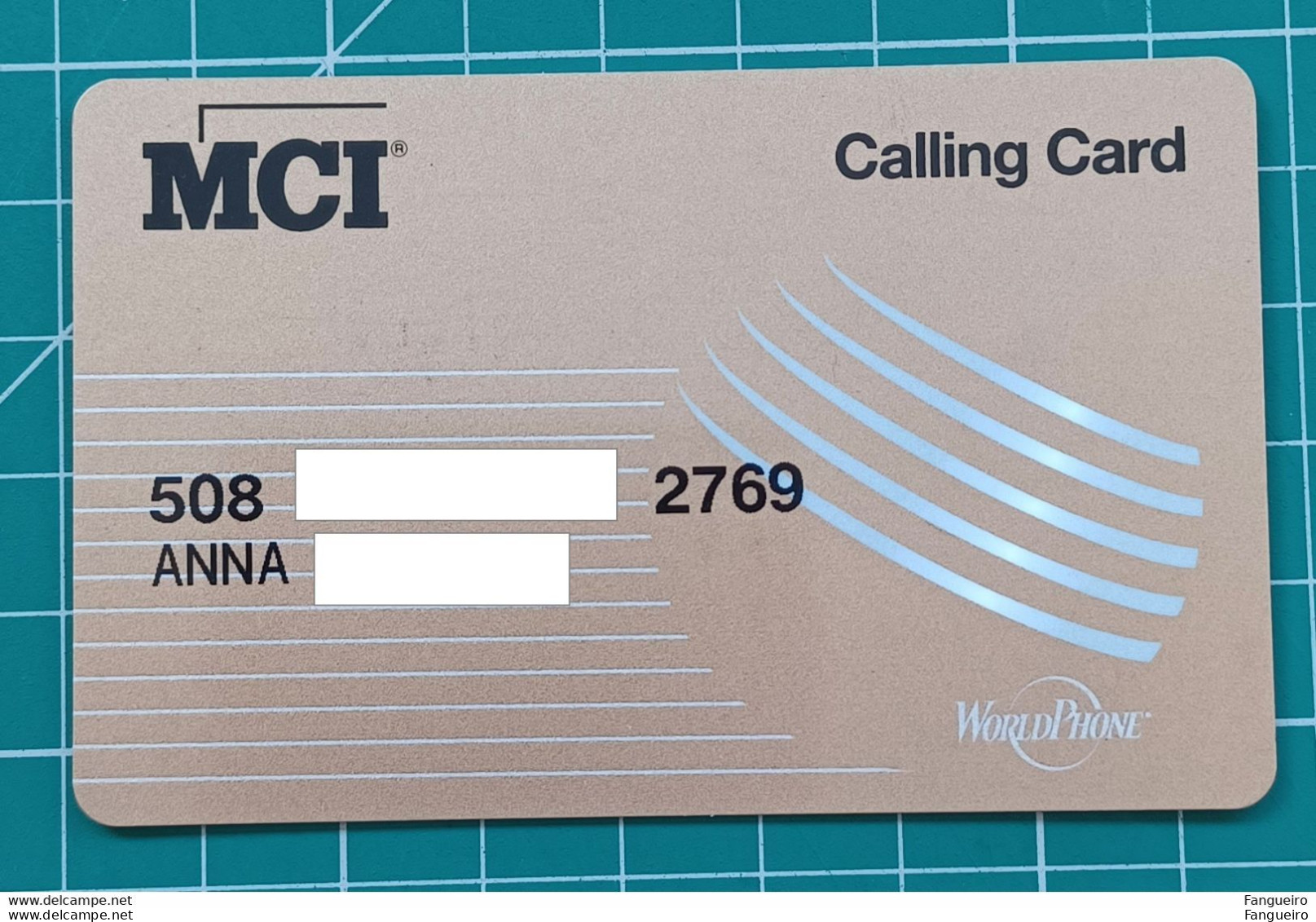 USA PHONECARD MCI CALLING CARD - [3] Magnetic Cards