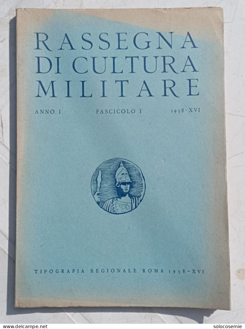 1938, N.1 , Anno I - RASSEGNA DI CULTURA MILITARE - Buone Condizioni - Italiaans
