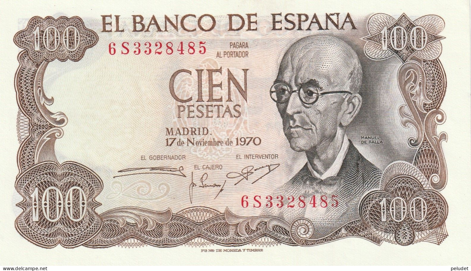 Spain Espagne España 100 Pesetas 1970 - 100 Peseten