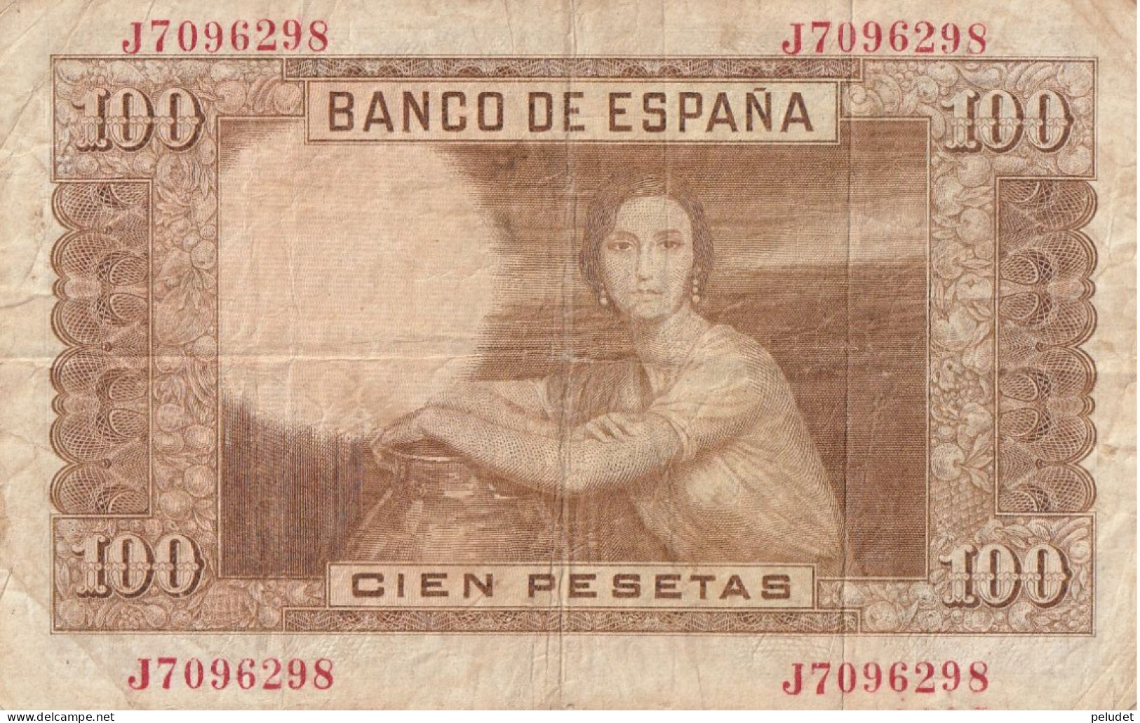 Spain Espagne España 100 Pesetas 1953 - 100 Pesetas