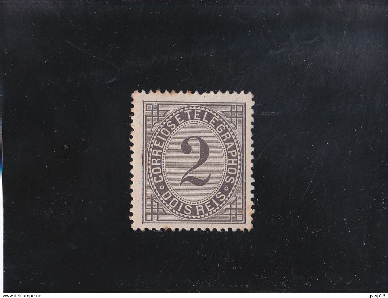 2 R NOIR  NEUF *  N°55  DENT. 12 1/2  CAT. B YVERT ET TELLIER  1882-87 - Unused Stamps