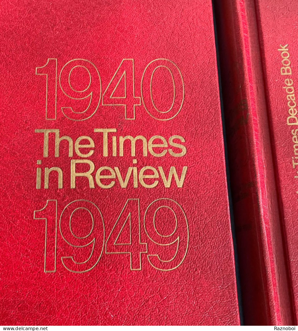 Two Volumes Of New York Times Selection From 1940-49 And 1950-59 - Stati Uniti