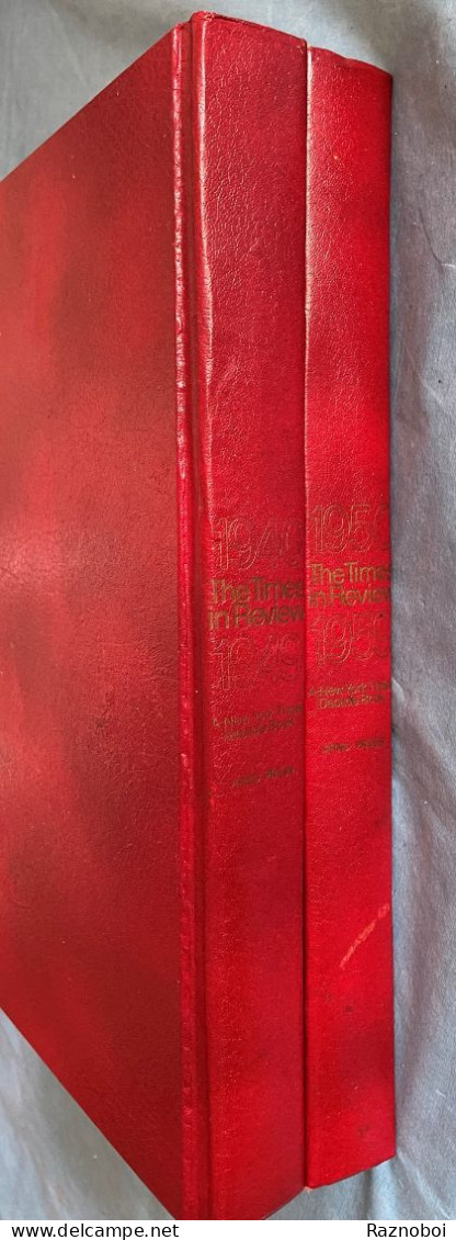 Two volumes of New York Times selection from 1940-49 and 1950-59